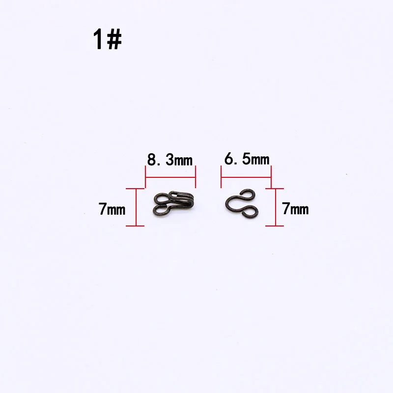 Metal Hook And Eye buckle of garment hook and eye closure of bow tie hook and eye