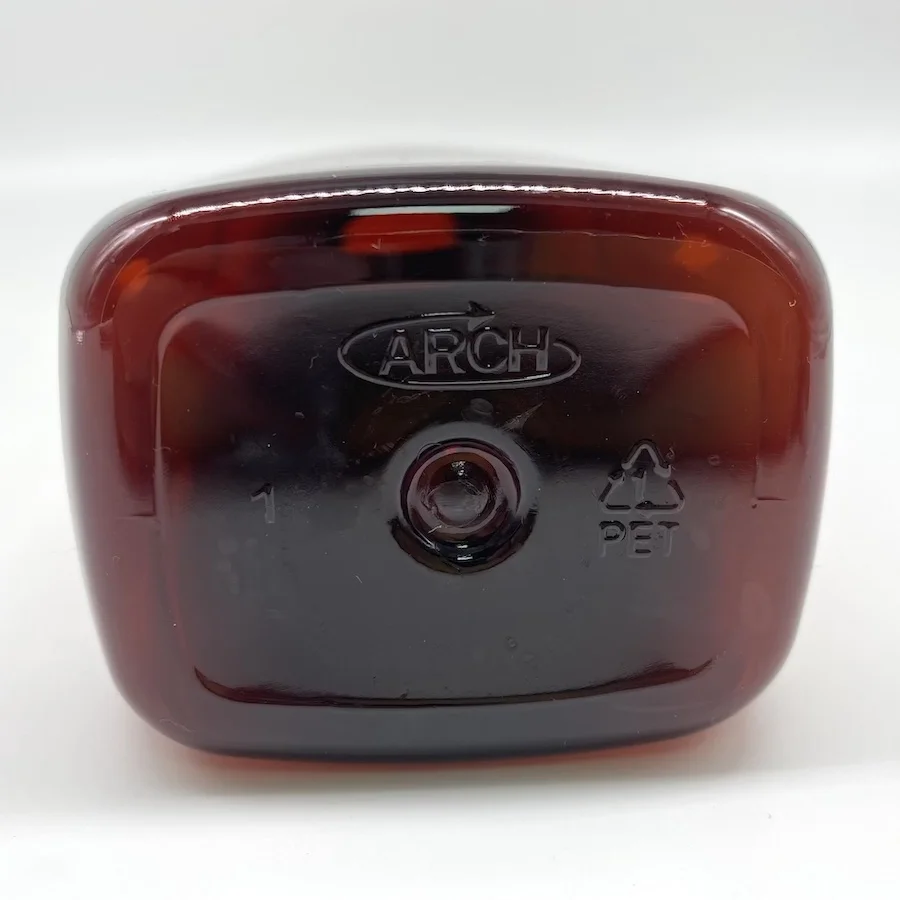 16oz Cylinder amber bottle plastic bottle for wockhardt medicine cough Syrup bottle with CRC cap