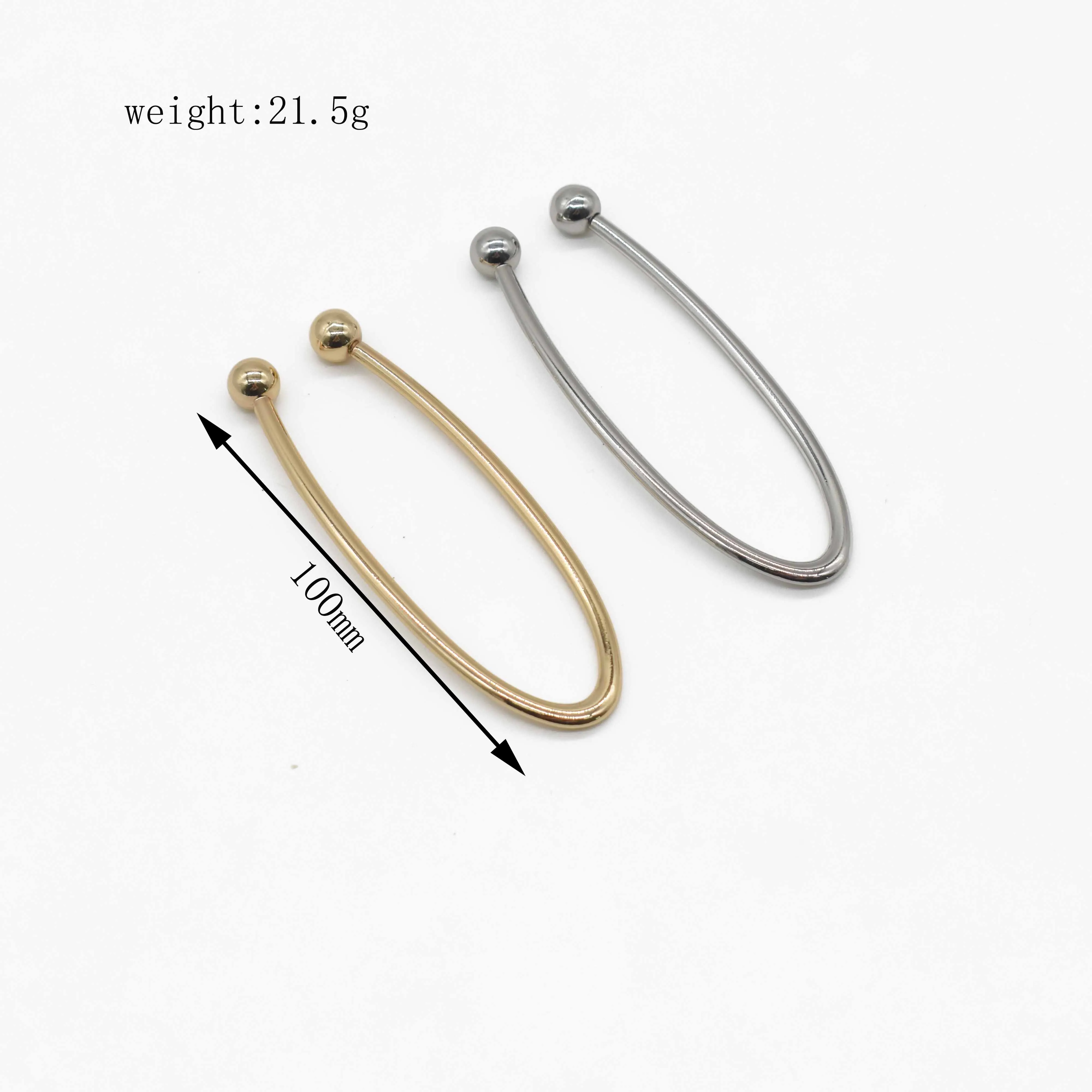 Hot Sale Custom Decoration Metal Gold U Shape Buckle  Bikini Connector For Women Garment/Swimwear