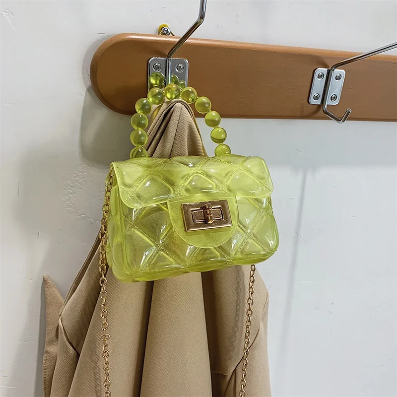 2021 Hot Selling Women PVC Purses And Handbags Ladies Crossbody Cute Kids Mini Jelly Bags For Girls