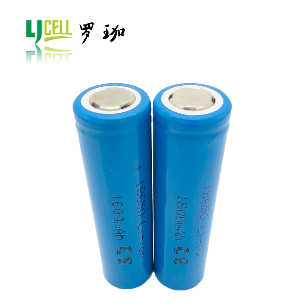 li-ion rechargeable battery 3.7v 2200mah ICR18650 with 2 pins