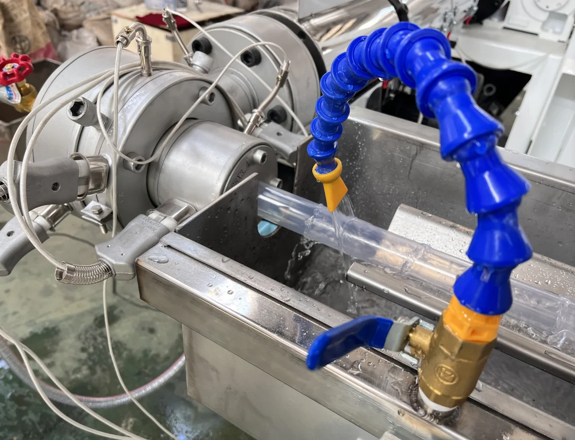 PVC fiber reinforced pipe making machine garden pipe production line PVC Fiber tube machine