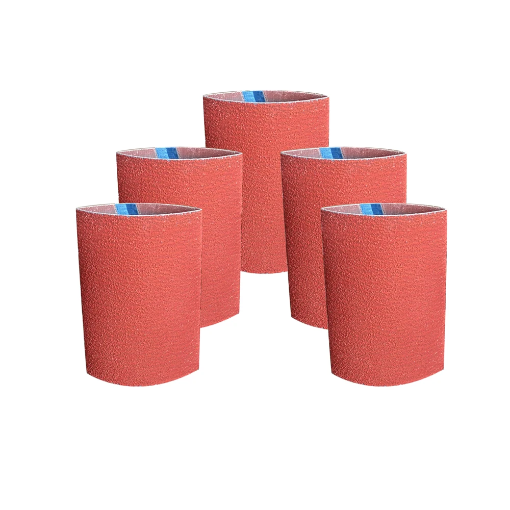 Hot sale 210*340 MM GRIT 36 Cylindrical sharp resistance to burn red ceramic sanding cloth belt
