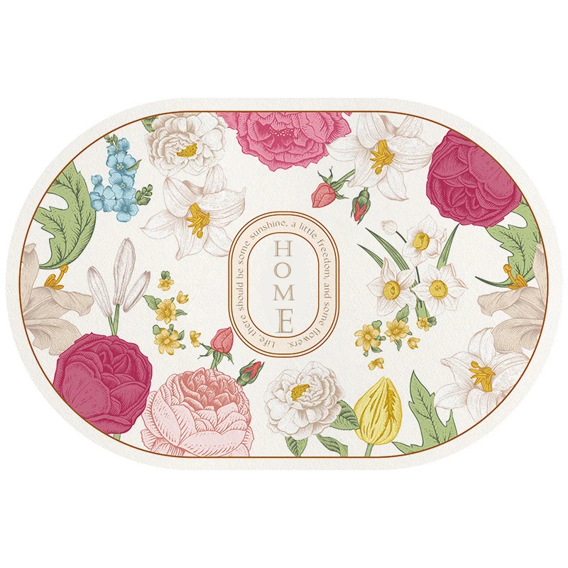 Household Items Diatom Earth Bath Mat For Bathroom Floor Bath Mat Diatomaceous Earth Shower mat 40x60cm