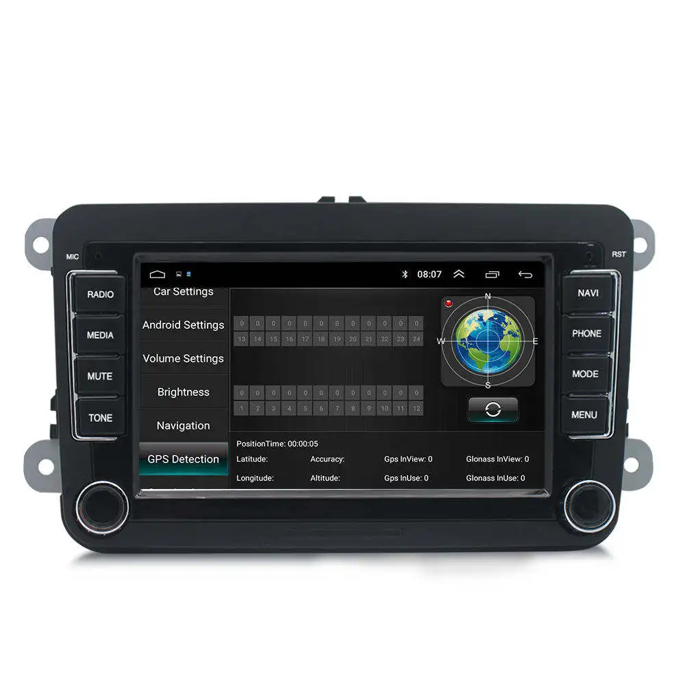 Android 2Din 7inch Car Radio Car multimedia Player System Gps Navigation For VW Polo Golf Passat Jetta