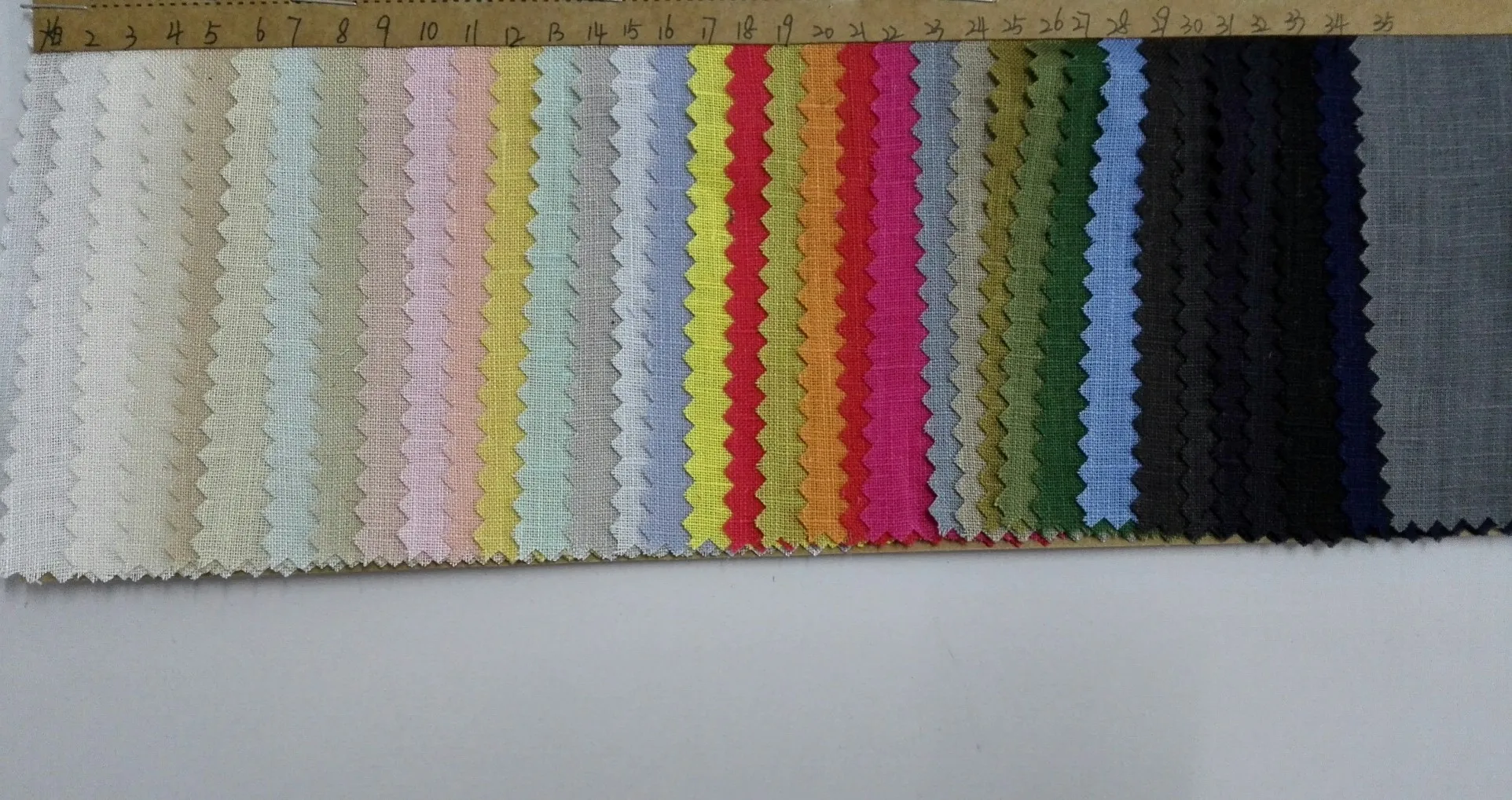 100% pure linen stone washed fabric for USA customer