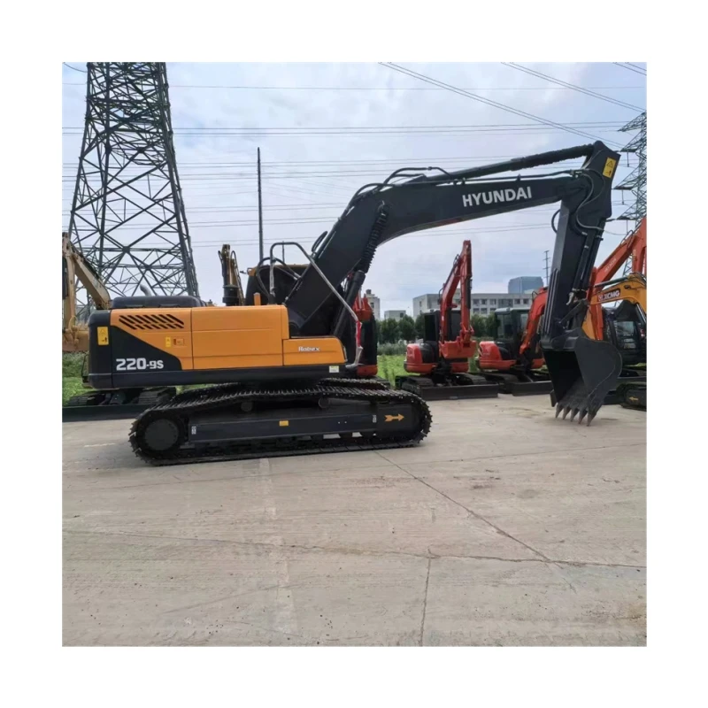 Korea Imported Used Hyundai 220-9S excavator cheap price for sale crawler hyundai220-9s excavadora 22ton heavy machine