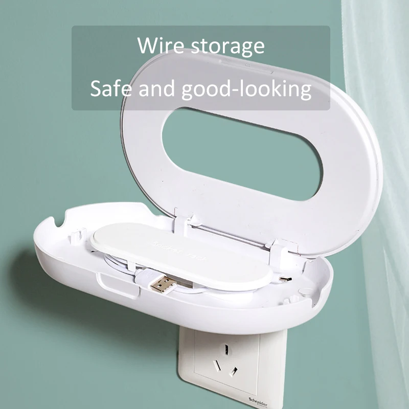 Wall Mounted Socket Storage Holder Wifi Router Shelf Router Stand Plastic Shelfclothtv Accessories Home Storage Holders & Racks