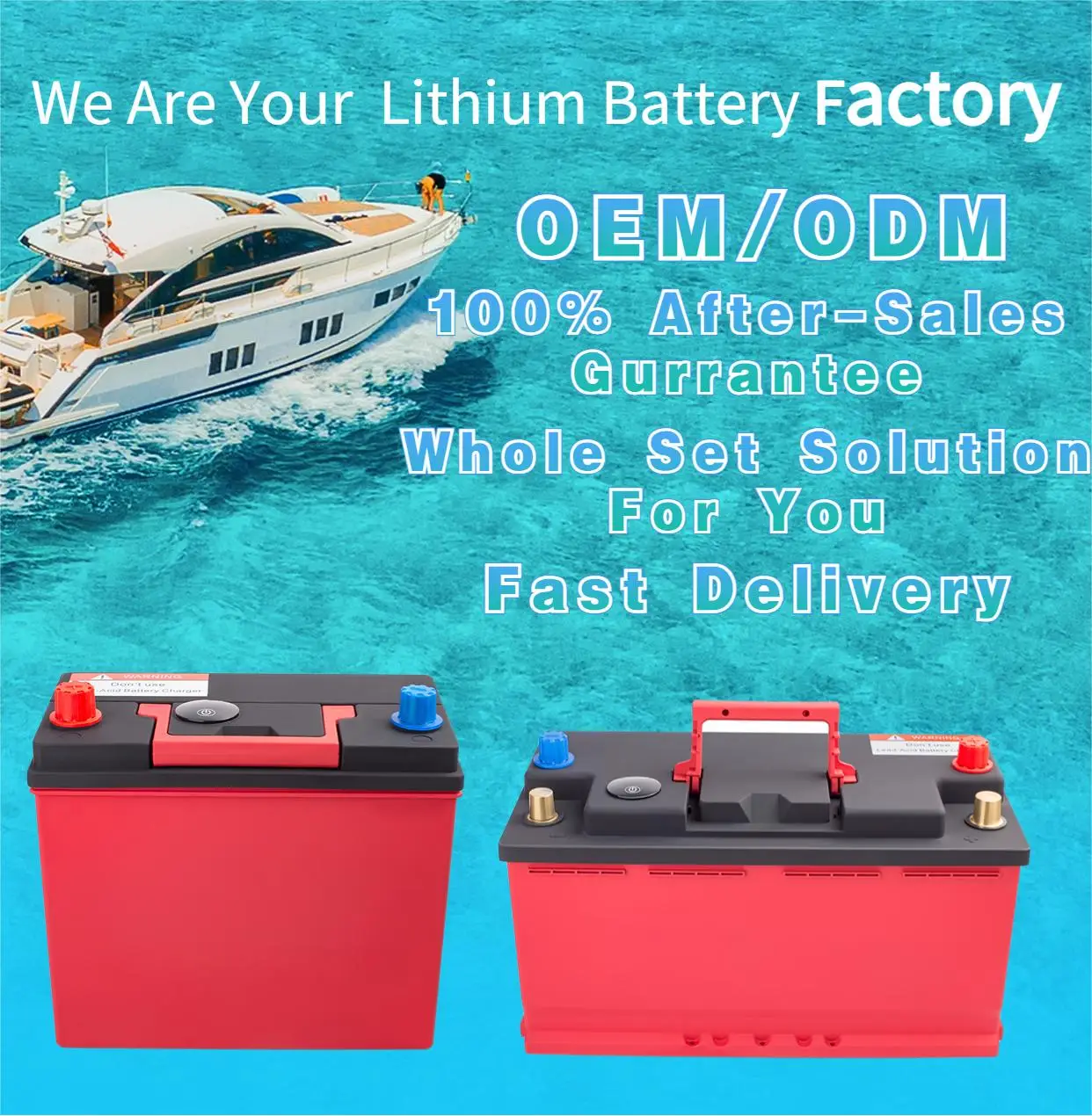 12V LiFePO4 battery 12.8V Lithium iron phospha For RV Campers Golf boatt Off-Road Off-grid Solar Wind batteries