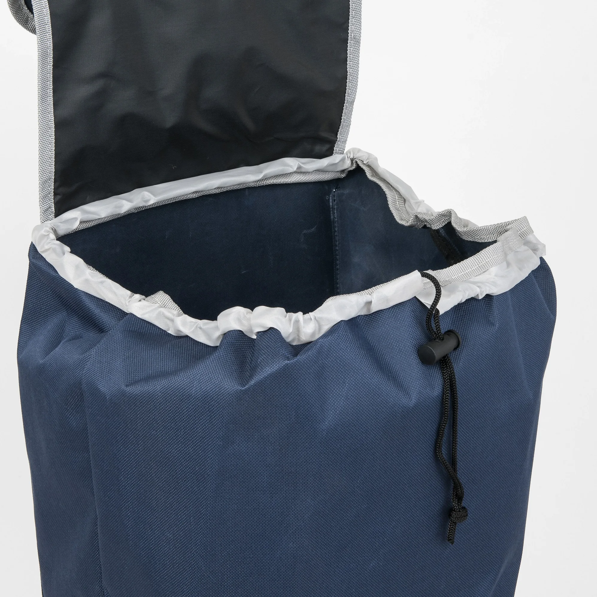 100% polyester 600D fabric foldable shopping cart folding with wheel oxford trolley