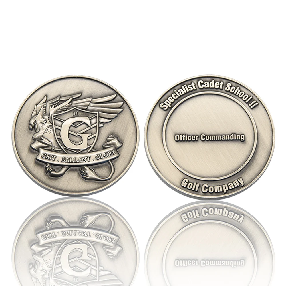 High quality custom china metal logo old souvenir coin
