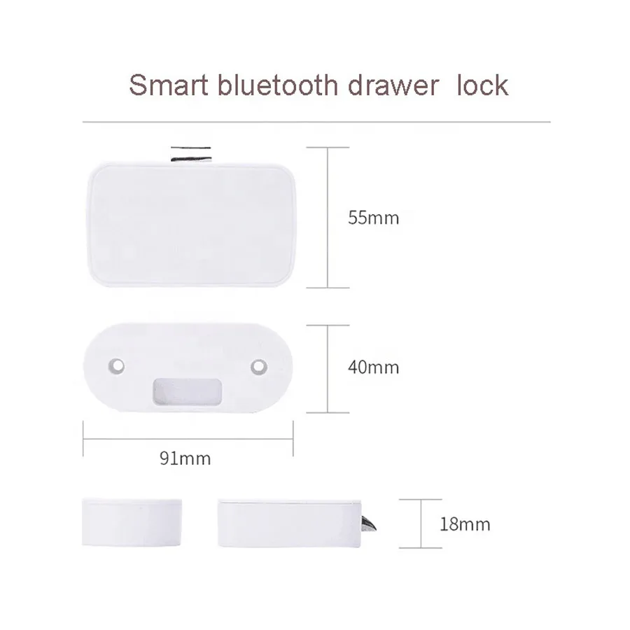 tuya smart blue tooth ble mesh electronic cabinet drawer hidden lock switch work with smartlife
