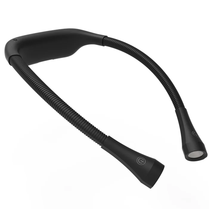 4 LED U-shaped Warm White Light Built-in Detachable Rechargeable Flexible Hug light Neck hung Reading Book Light