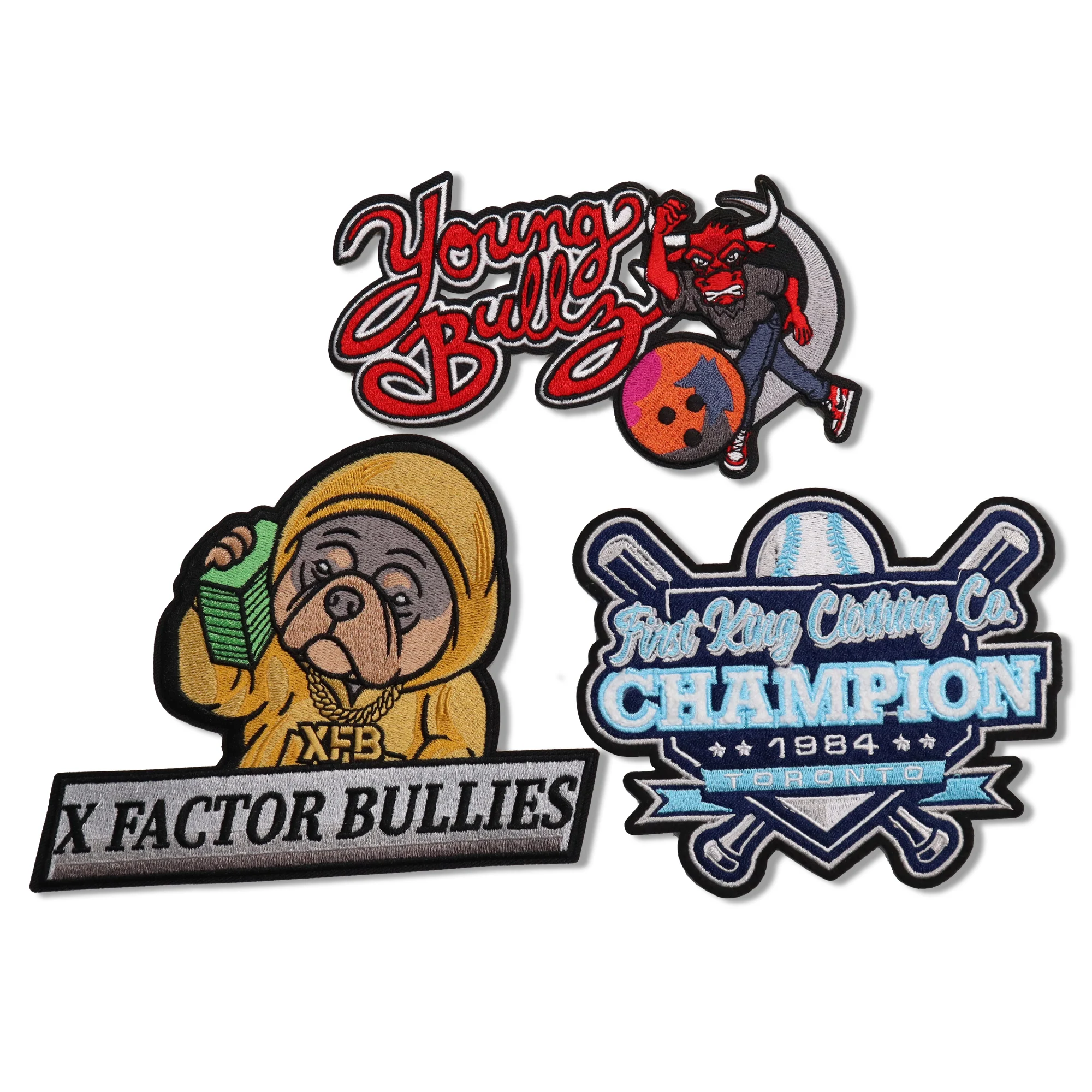 Custom Embroidery Chenille Letters Designer Patches Famous Brands Toweling Embroidery Sew On Patch