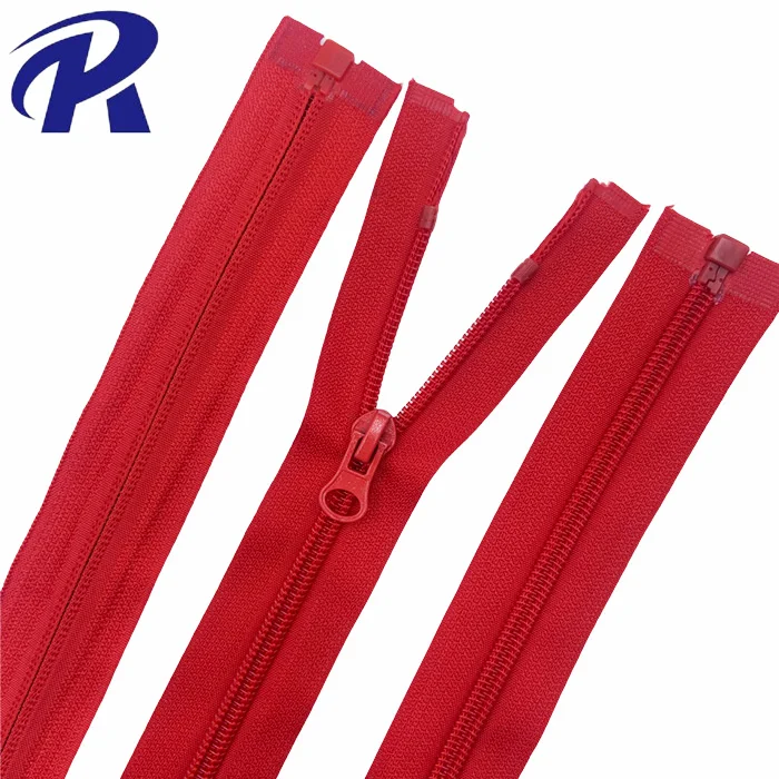 No.5 Autolock Nylon Zipper Opened End For Pants Bags back 5 long chain nylon zipper tape