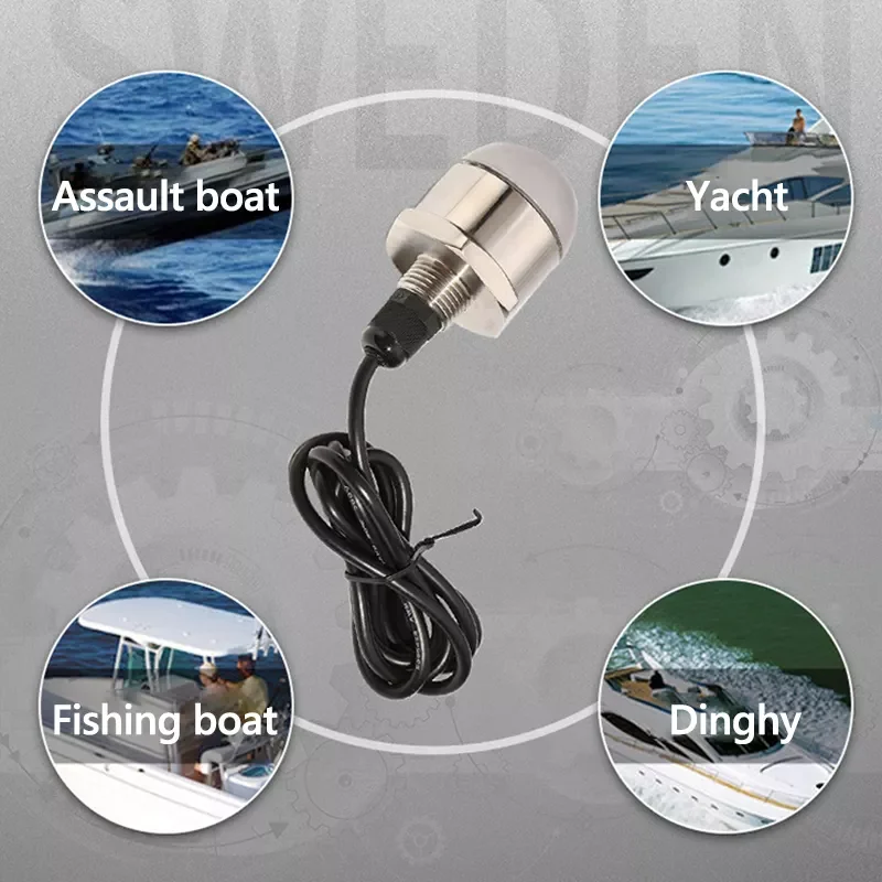 Led marine navigation underwater large wide-angle light yacht stainless steel underwater signal light