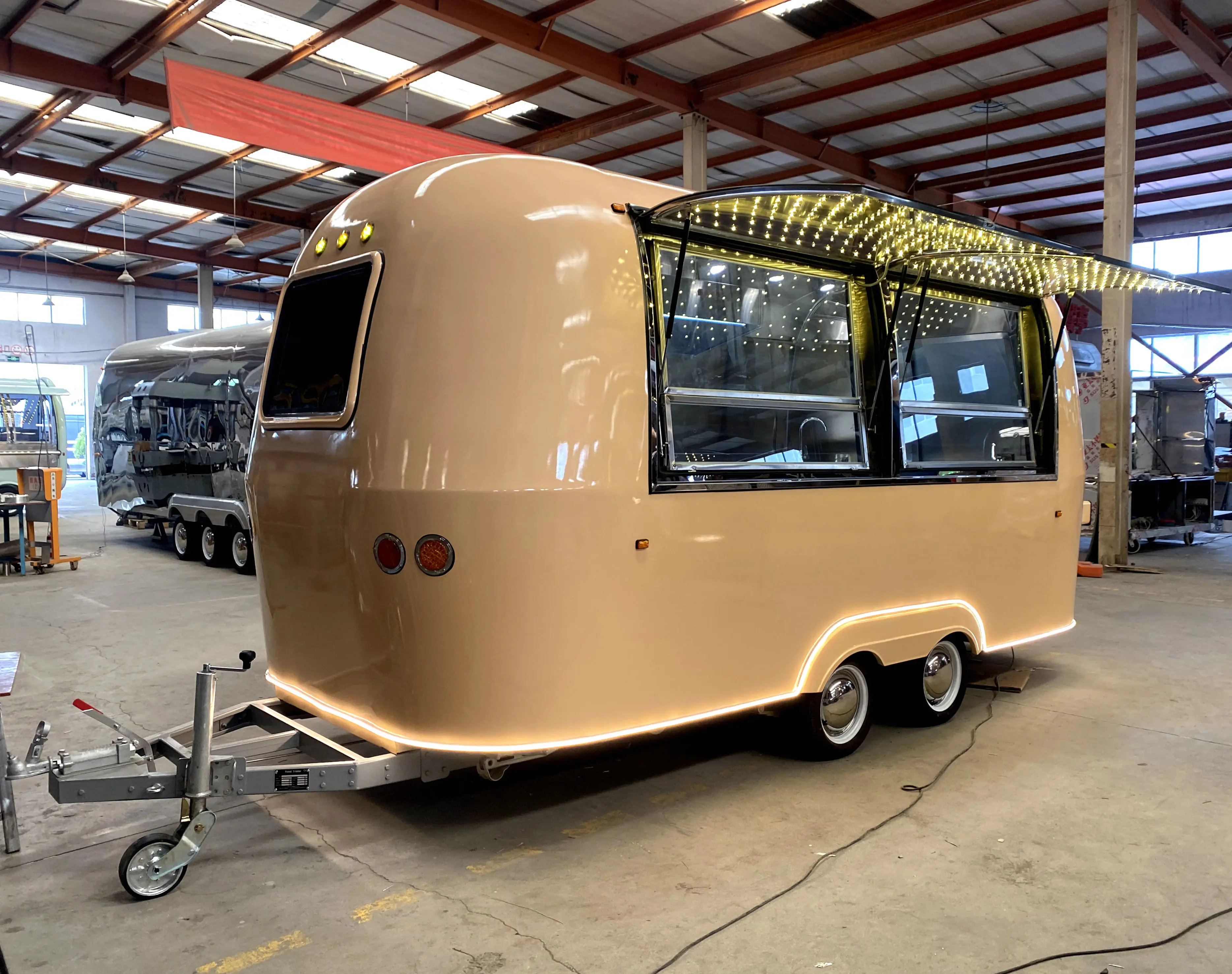 design catering container electric street shop trailer fast bakery food truck with full kitchen