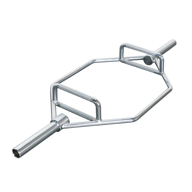 High Quality Squat Bar Fitness Hexagonal Hex Bar Weight Lifting Training Fitness Chrome Hex Barbell Bar