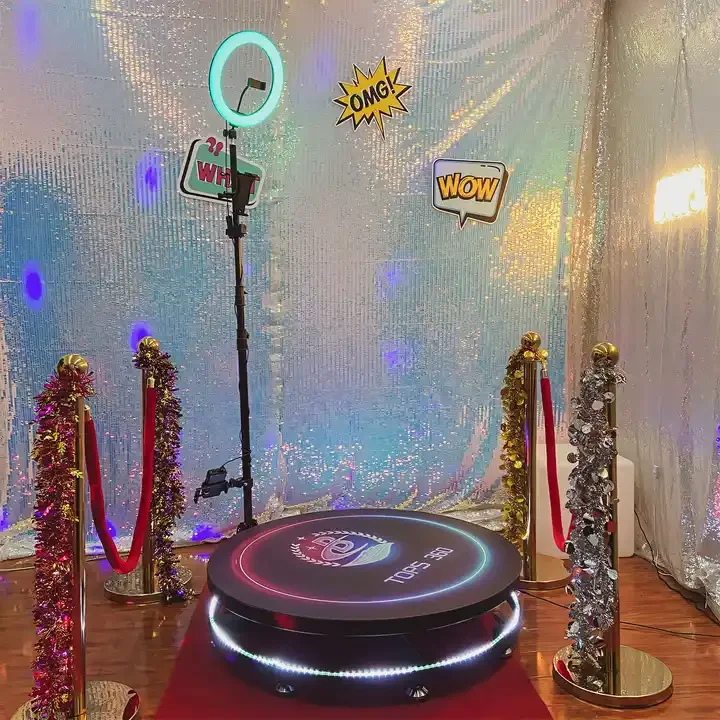 Dropshipping Portable Slow Motion Video Camera 369 Photobooth 360 Photo Booth Automatic Remote Control Anti Shake Machine Manual