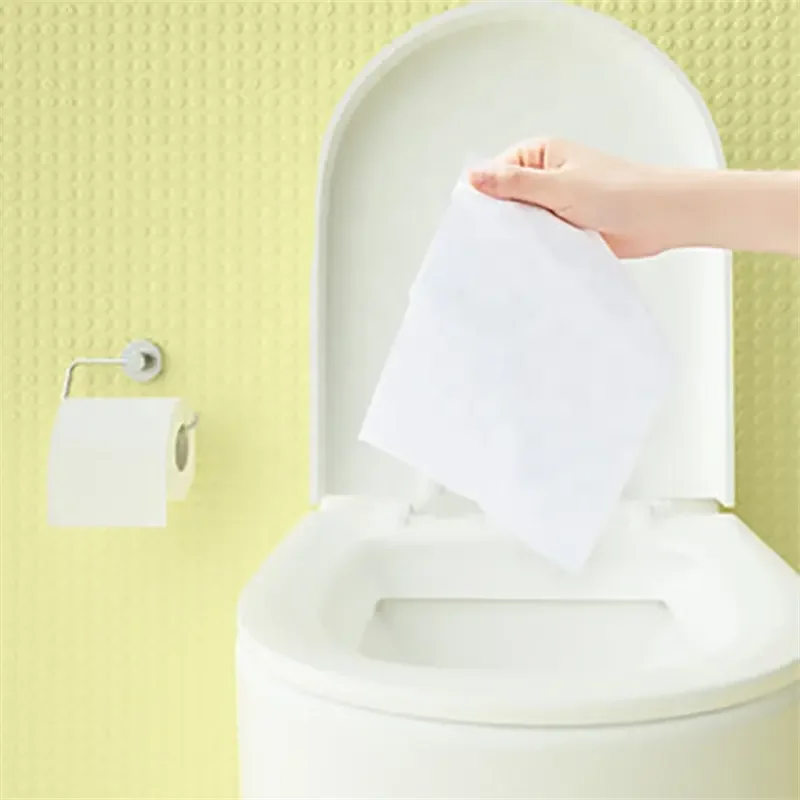 Alcohol Free flushable wipes disposable toilet wipes and baby wet wipes custom large size