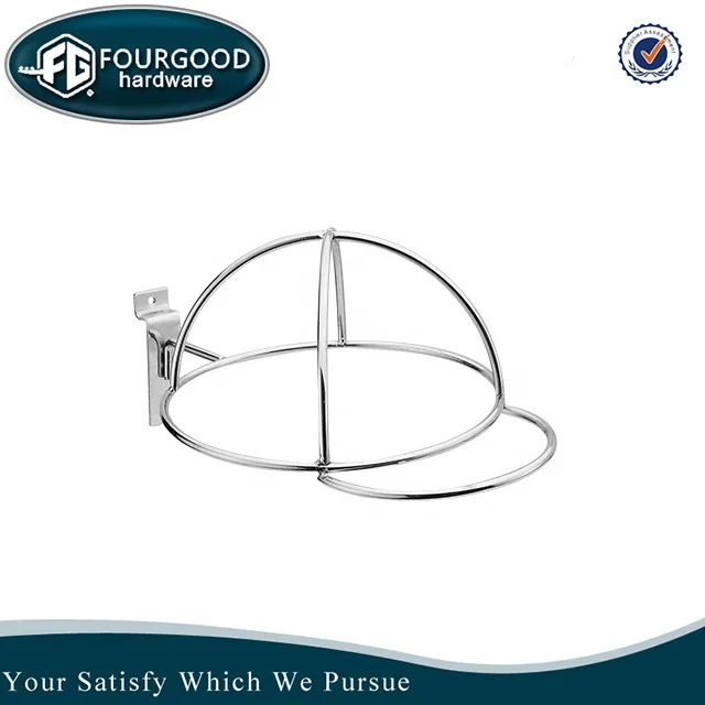 Железный хромированный металлический витринный стеллаж для