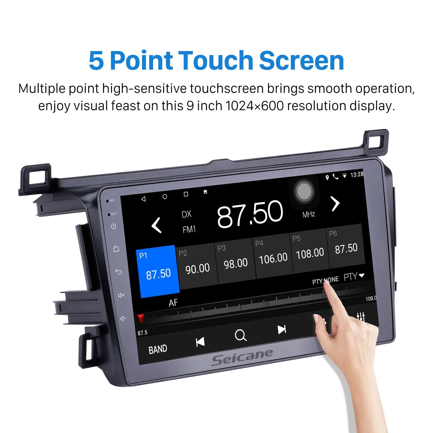 All-in-one 9 inch Touch Screen Android 13.0 Radio for 2013-2018 Toyota RAV4 left hand drivier 3G WiFi Music TV Tuner