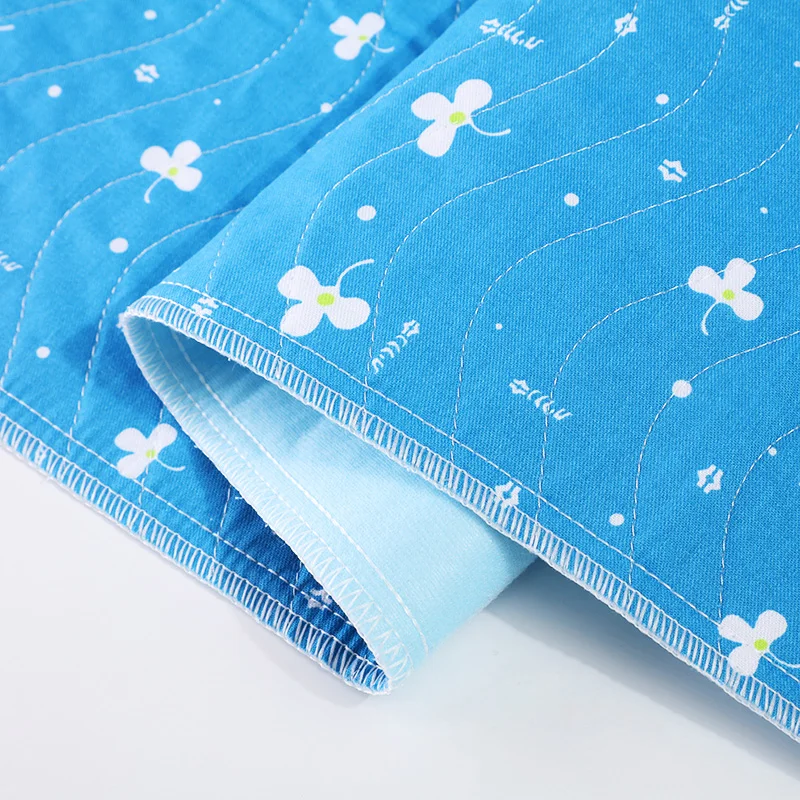 Hot Sale Waterproof Incontinence Bed Pads Soft 4-Layer Washable and Reusable Incontinence Bed Adult Underpad