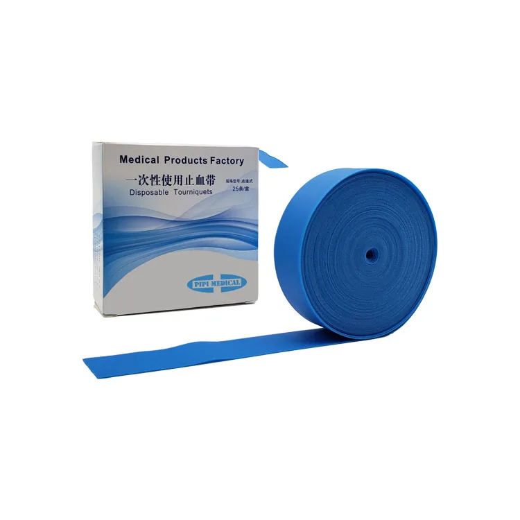 Hot selling TPE Disposable Medical tourniquet for blood collection