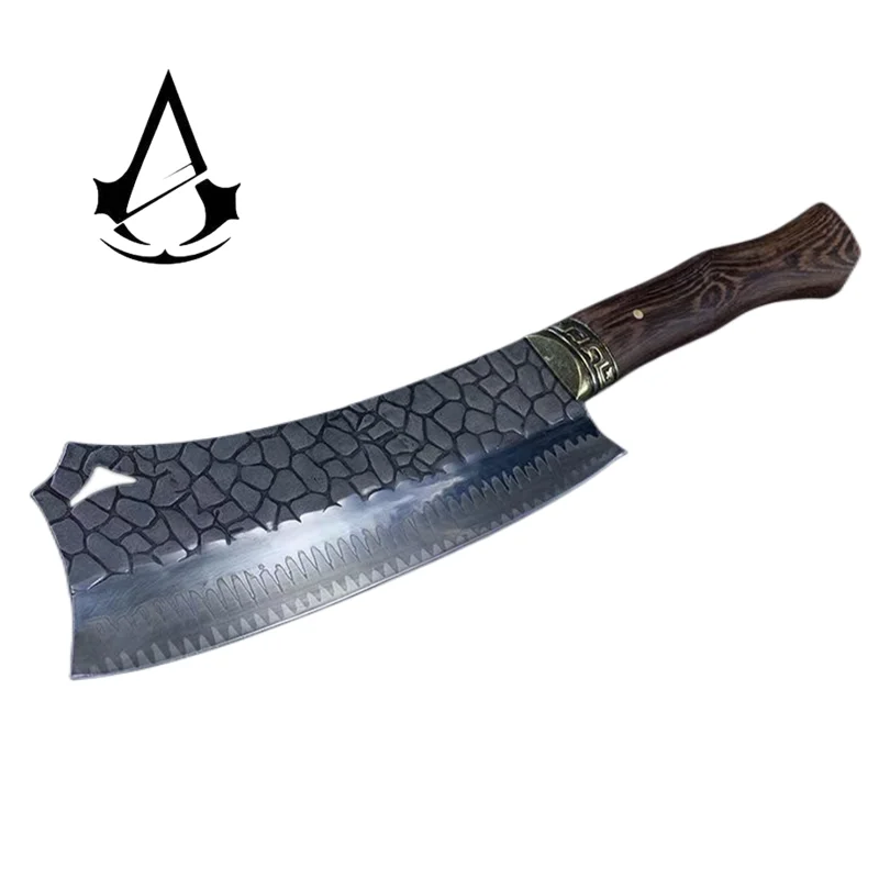2023 China Longquan Customized Advanced Bone Cutting Knife with Five Types of Steel Composite Clamping Process Chef Knife
