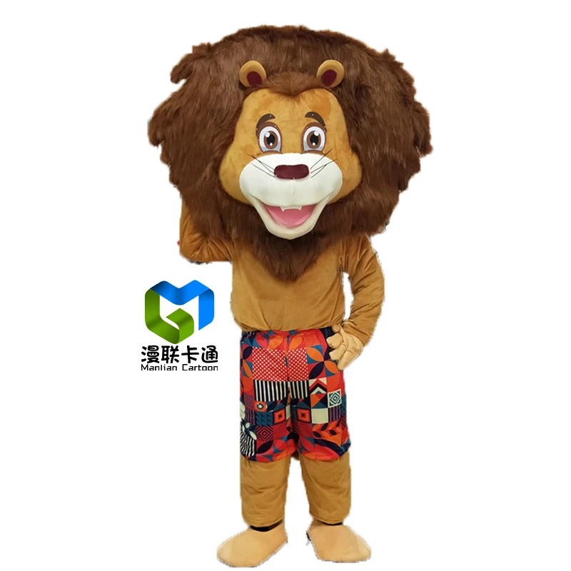 
factory direct sell customized lion mascot costume for adult 