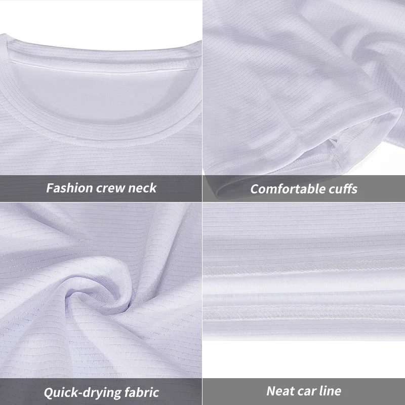 Polyester mesh fabric blank multi color sport quality t shirt kids and adult cheap gym t shirt