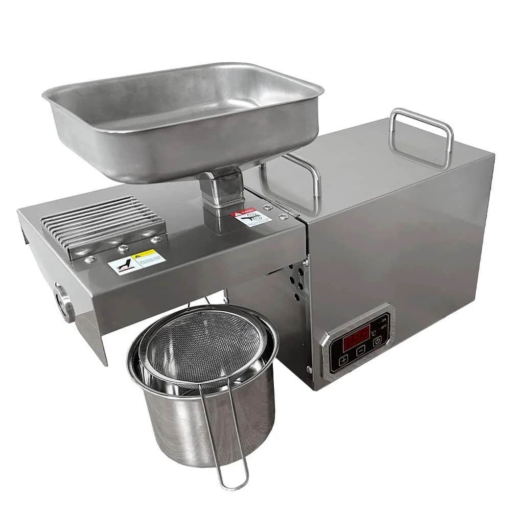MJ 509 Mini Oil Presser Small Peanut Walnut Sesame Screw Sunflower Palm Oil Press Machine for Home use