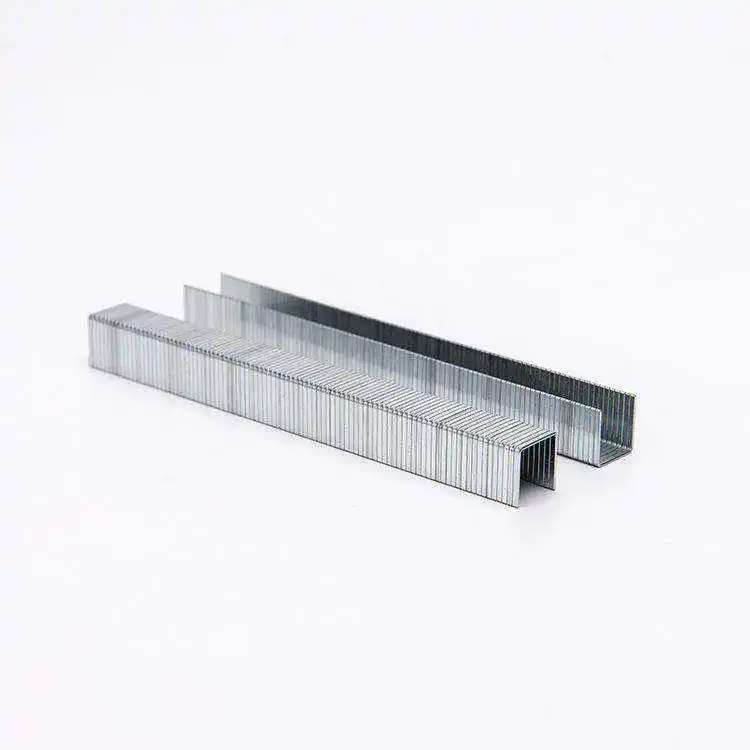 High Quality Standard sofa Staples 12.8MM U-Type Nail Galvanized Wire sofa Staples  8012 8014 8016