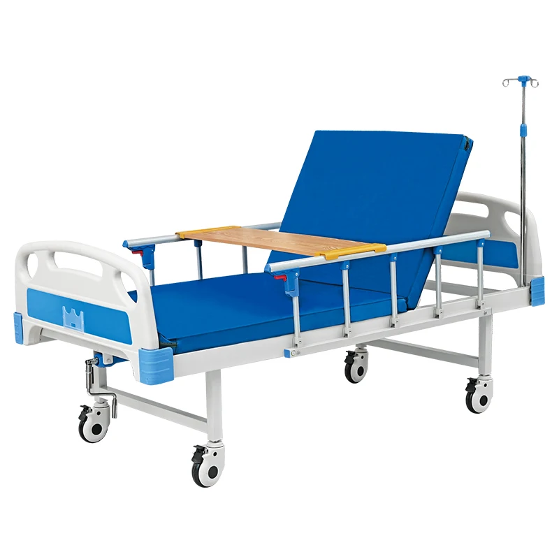 Best selling medical equipment disable manual used single crank hospital bed home nursing care bed for old people and patient