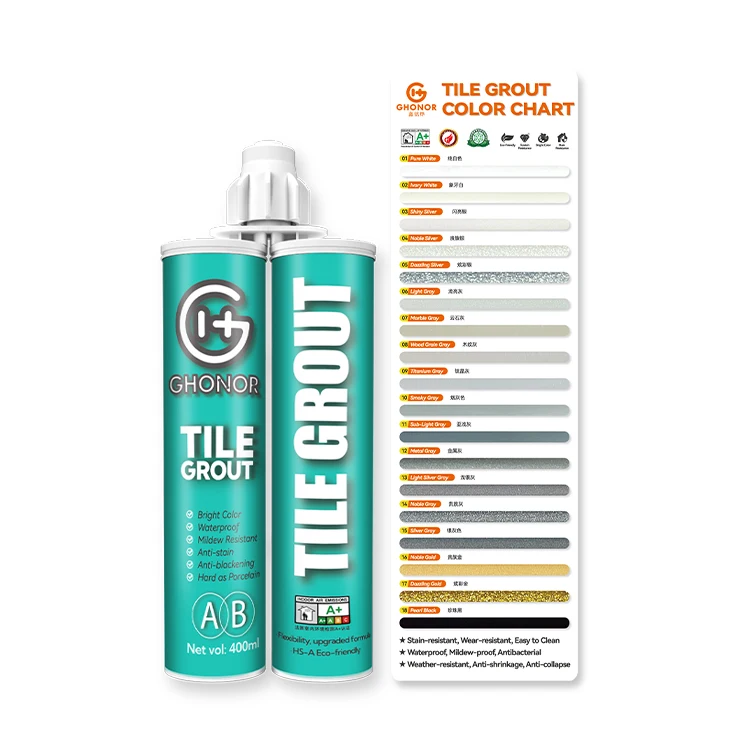 Beautiful Structure Agent Resin Sealer Gold 2 Epoxy Grout Waterproof White Porcelain Tile Grout Glue Filler Injection For Tiles