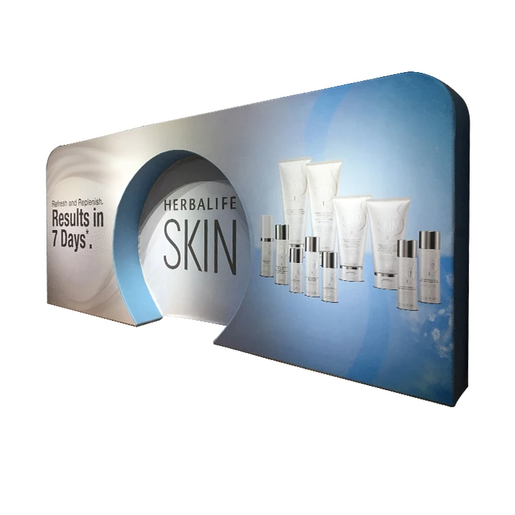 best price exhibition concave series round trade show display 3D backdrop wall