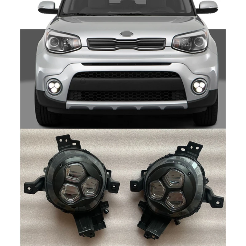 OEM 92201/2-B2500 LED Daytime Running Light 12V Car DRL Fog Lamp Waterproof Driving lamp Fog light For KIA Soul 2017 2018 2019