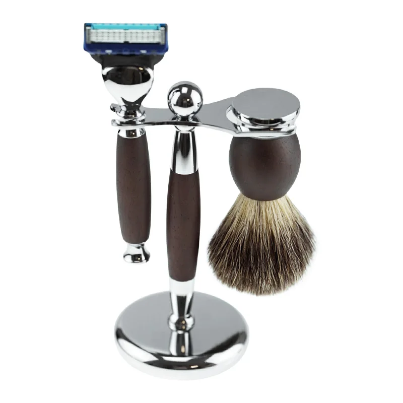 2024 Hot Sale Stainless Steel Traditional Manufacturing Factory serum beard care roller set for men beard grooming