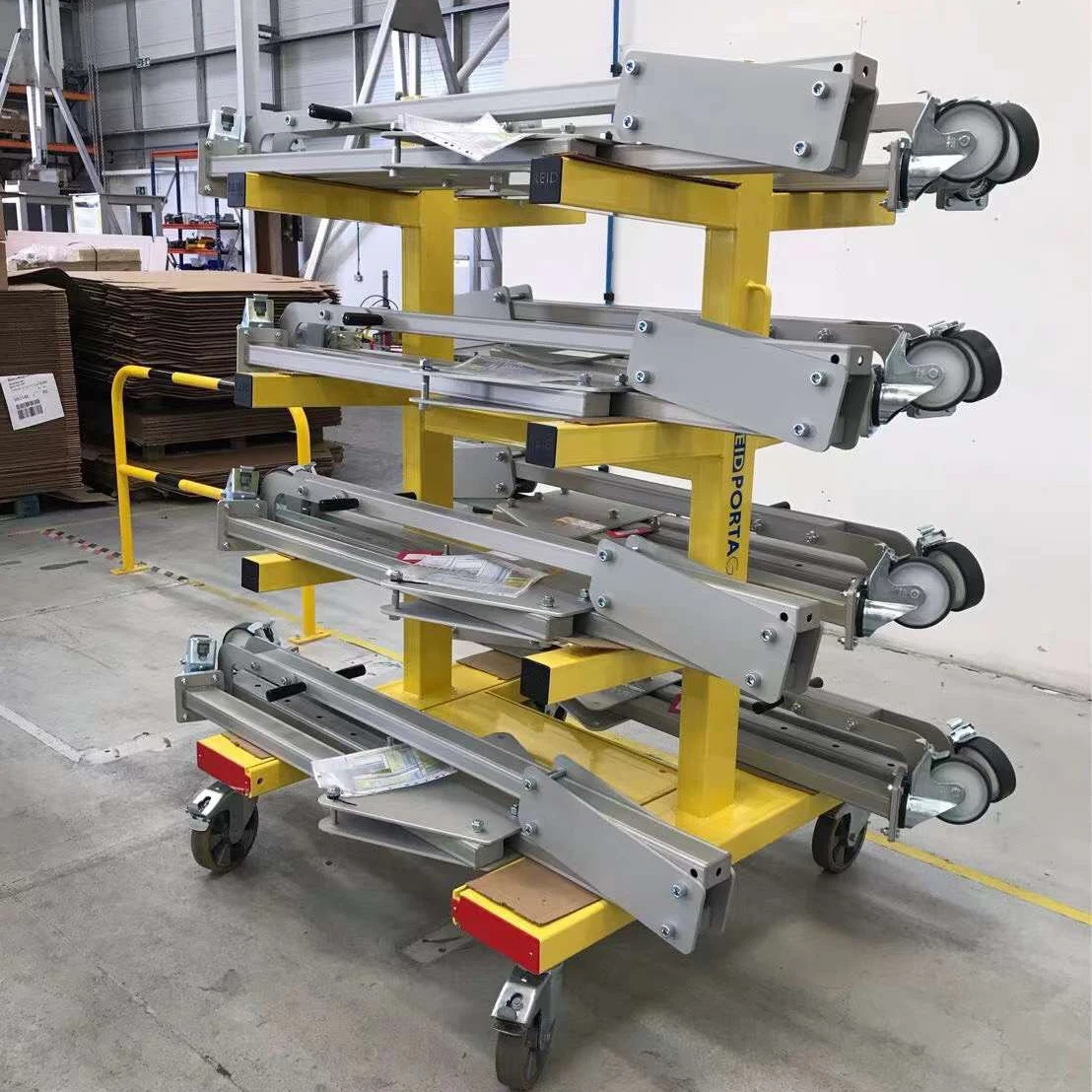 Made in China 500kg Adjustable height Aluminum mini portable gantry crane with running wheel for sale