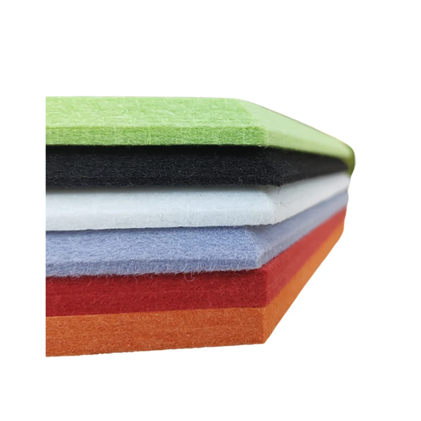 High Quality Eco Acoustical Ceiling Acoustic Absorption Absorbing Hexagon Acoustic Panel