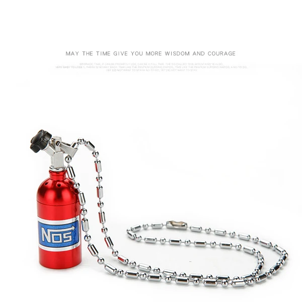 Creative aluminum alloy  NOS  nitrogen bottle  rearview mirror  pendant  for  car  air  freshener hanging perfume diffuser