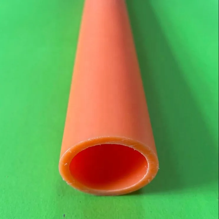 Orange PVC Electrical Wiring Conduit Pipes Underground Plastic Pipe Highly Resistant Pressure Electric Line Pipe
