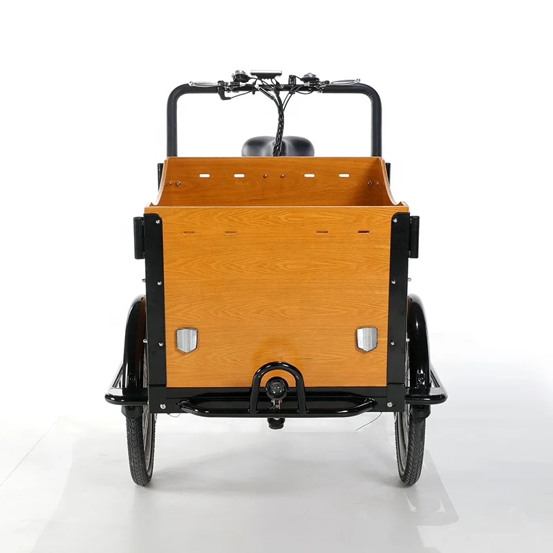 Front Loading with 4 baby safety belts dutch cargo bike 3 wheel bicycle three wheels adults cargo bike bakfiets