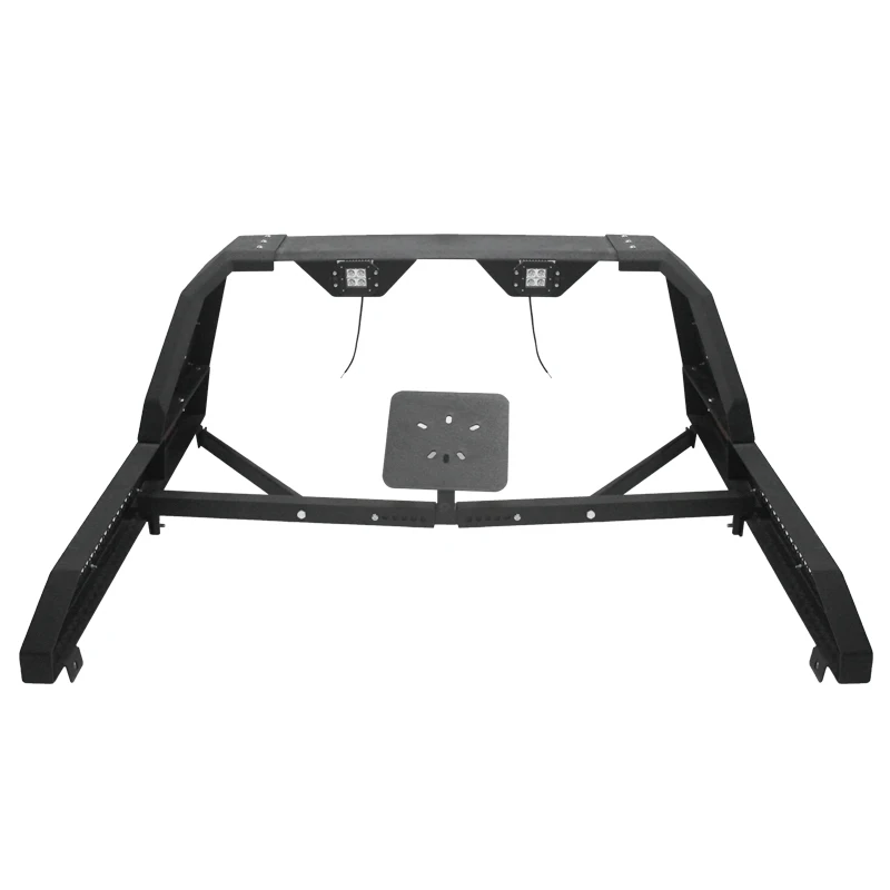 Offroad Truck Parts Auto Parts Anti-Roll Cage Roll Bar Steel Roll Bar With Spare Tire Rack for Ford Ranger 2015-2017