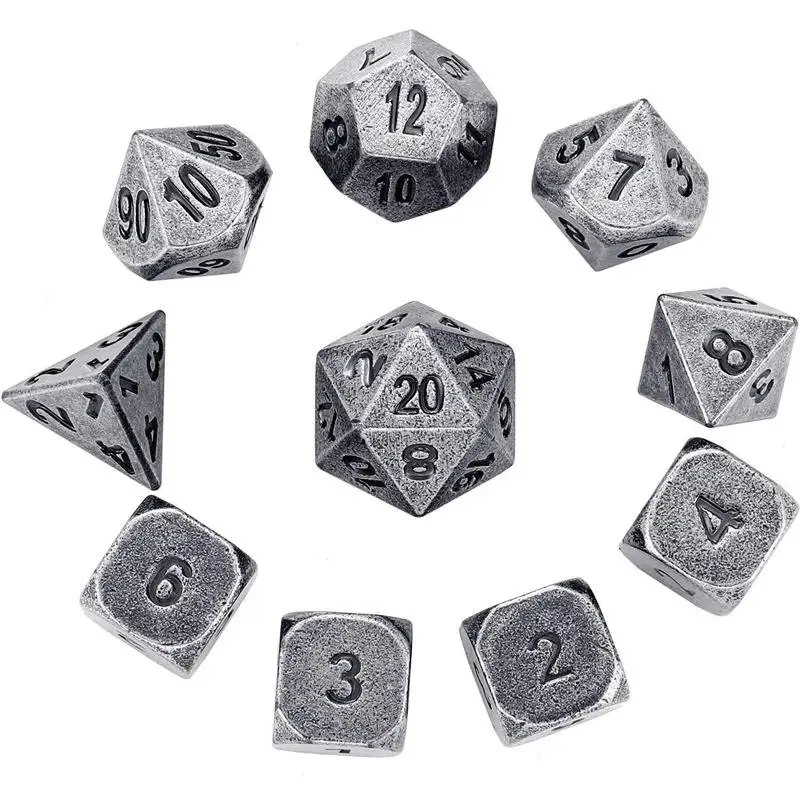 China Factory Die Casting Custom Dice Cheaper Game Dice Hight Quality Sex Metal Dice Set