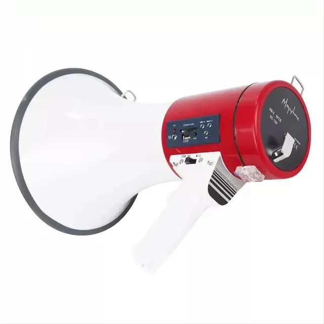 Factory outlet megaphone  ABS Support usb/bluetooth Portable 50W Speakers megaphone