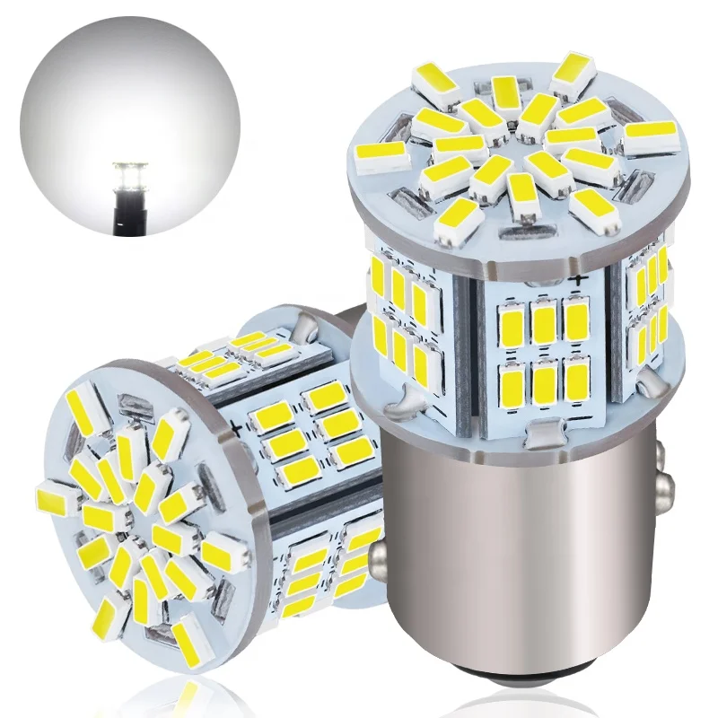 Automotive Parts Led Replacement Bulbs 1157 1156 BA15S P21W 3014 54SMD Tail Light Turn Signals Light 12V24V Led Car Auto Lights