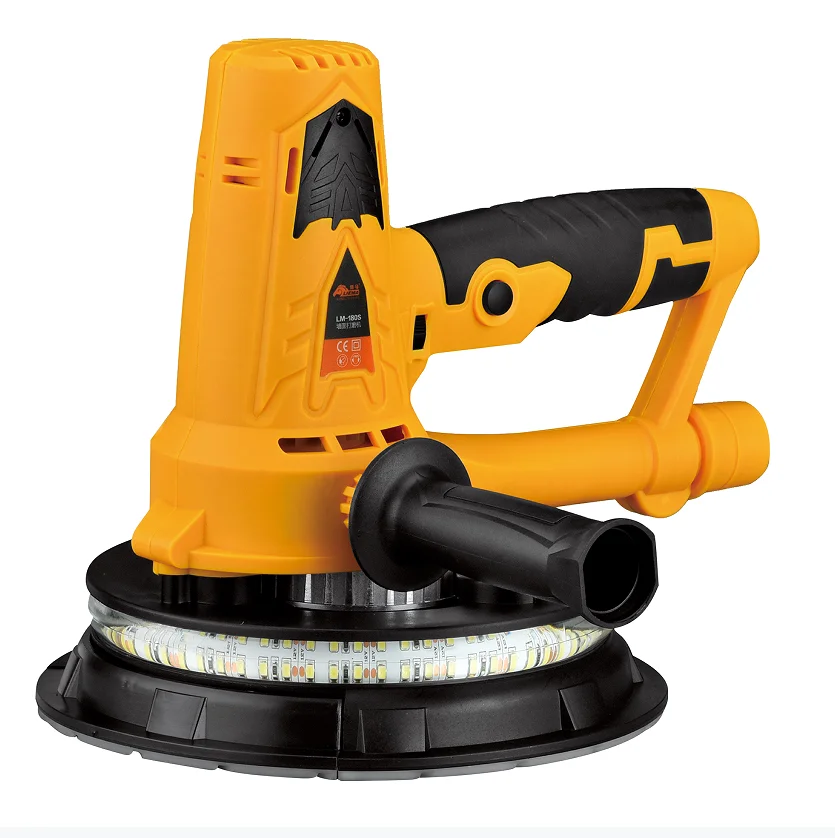 New Power Dustless electric hand tools electric drywall sander machine with LED