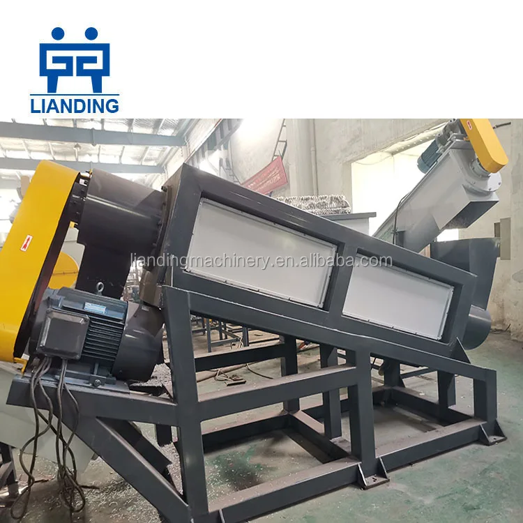 PET flakes friction washer