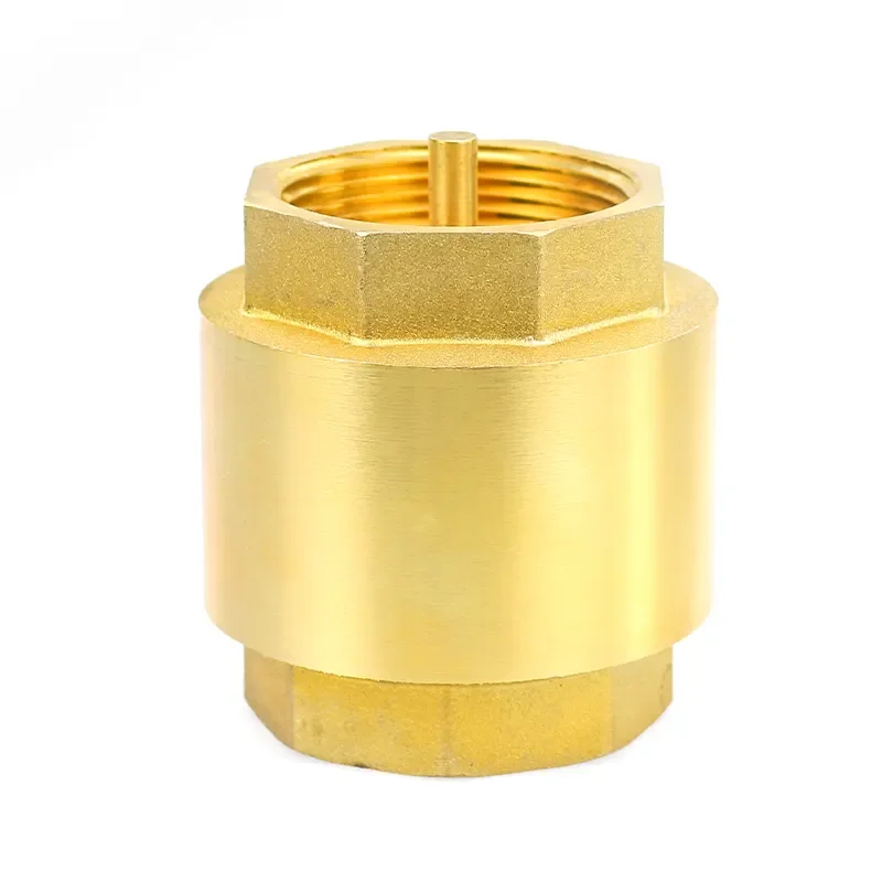 Brass Valves 1/2 To 4 Inch Female Thread Manufacture Vertical Forged Brass Spring Check Valve For Water